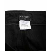 Chanel Hose aus Baumwolle in Schwarz