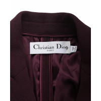Christian Dior Blazer aus Wolle in Violett