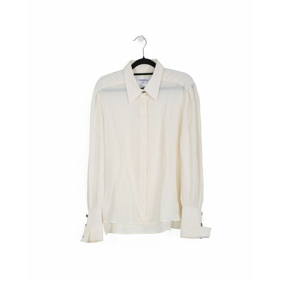 Chanel Top Silk in White
