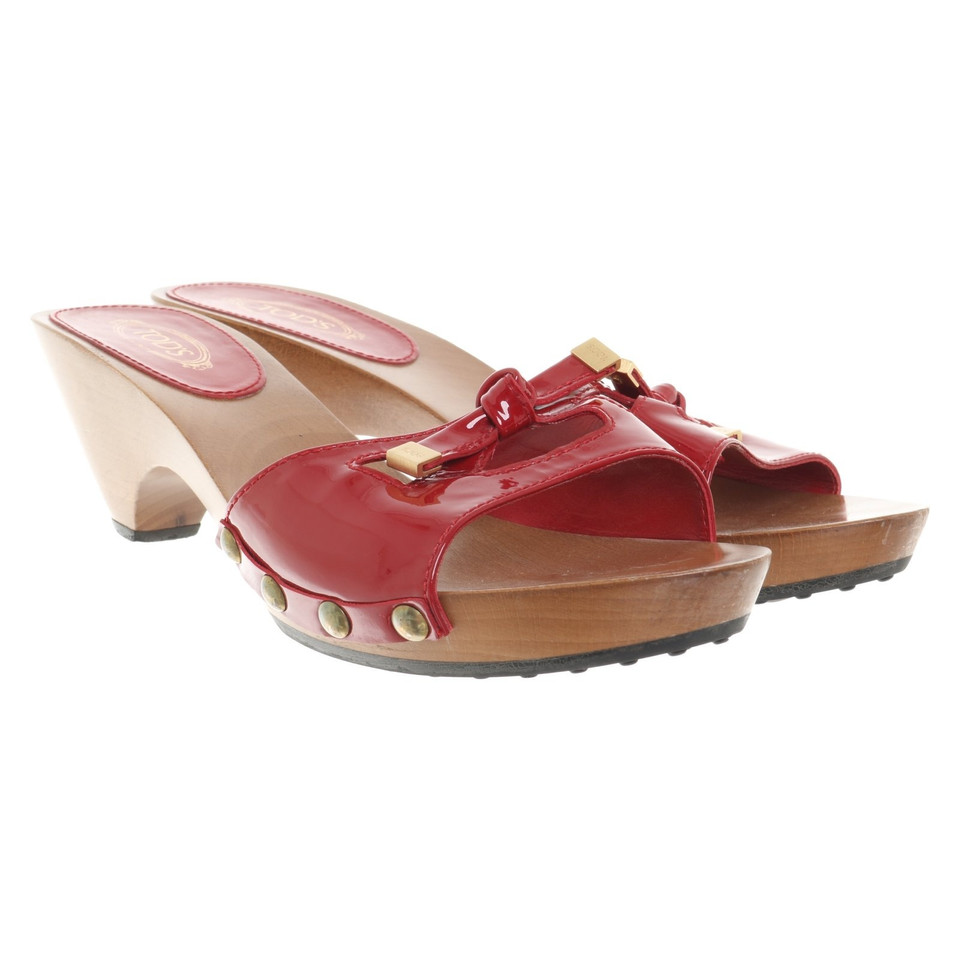 Tod's Sandals in red