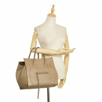 Céline Borsa a tracolla in Pelle in Beige