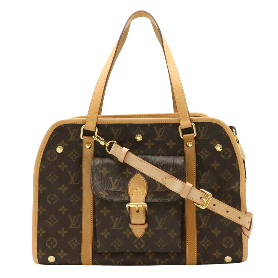 Louis Vuitton Baxter Bag aus Canvas in Braun