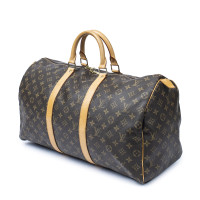 Louis Vuitton Keepall 50 Canvas in Bruin