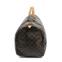 Louis Vuitton Keepall 55 Canvas in Bruin