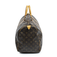 Louis Vuitton Keepall 45 in Tela in Marrone