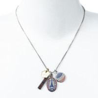 Louis Vuitton Necklace in Silvery