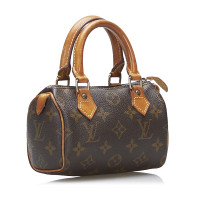 Louis Vuitton Handtasche aus Canvas in Braun