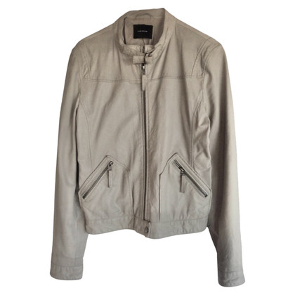 Samsøe & Samsøe Jacket/Coat Leather in Cream