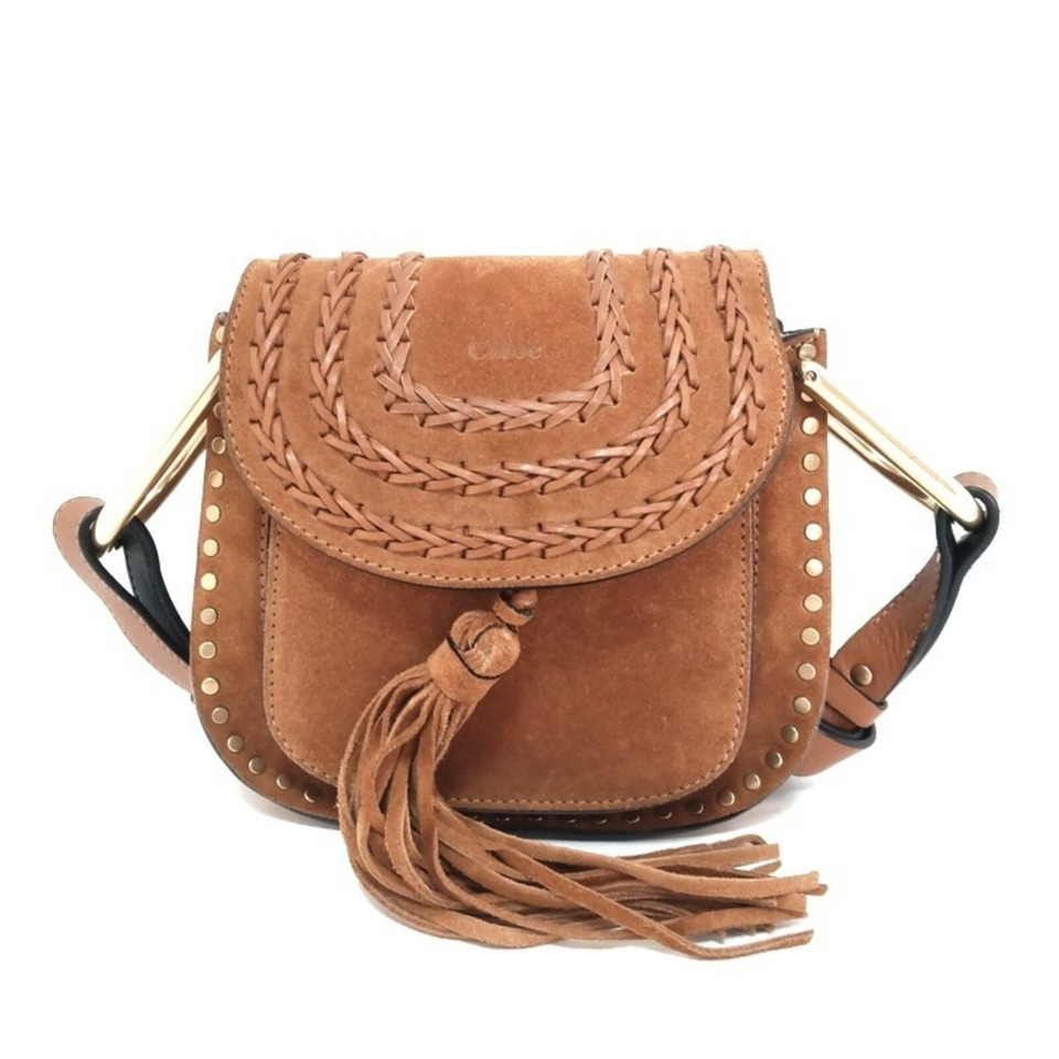 Chloé Hudson Bag en Daim en Marron