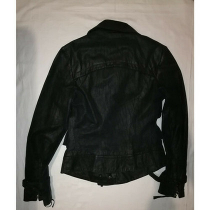 Sportmax Jacket/Coat Leather in Black