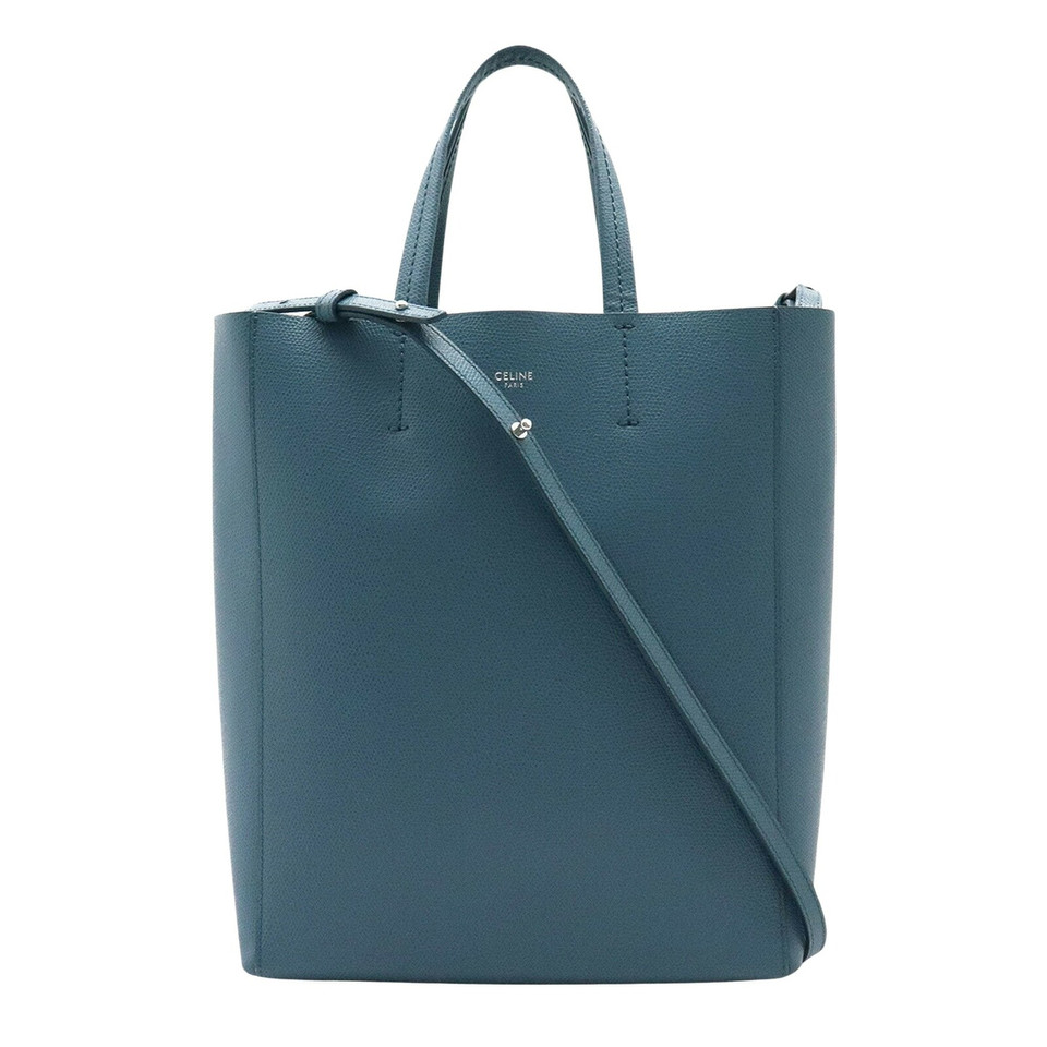 Céline Tote bag in Pelle in Blu