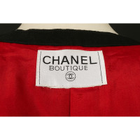 Chanel Jacke/Mantel aus Wolle in Rot