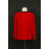 Chanel Jacke/Mantel aus Wolle in Rot