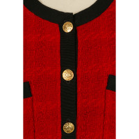 Chanel Jacke/Mantel aus Wolle in Rot