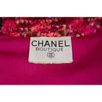 Chanel Jacke/Mantel aus Wolle in Rosa / Pink