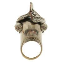 Alexander McQueen Ring in Silvery