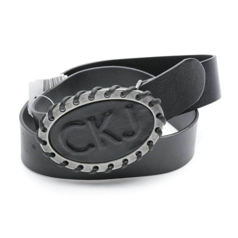 Calvin Klein Belt Leather in Black