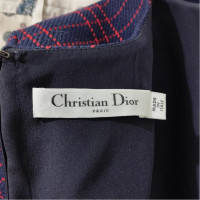 Christian Dior Kleid aus Wolle in Blau