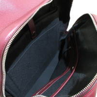 Bottega Veneta Backpack Leather in Bordeaux