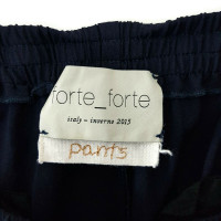 Forte Forte Paire de Pantalon en Viscose en Bleu