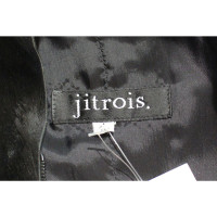 Jitrois Jacke/Mantel aus Leder in Schwarz