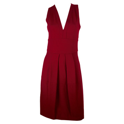 Donna Karan Kleid aus Wolle in Rot
