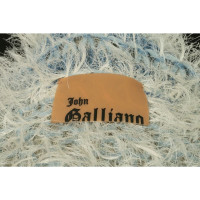 John Galliano Jas/Mantel Wol in Blauw