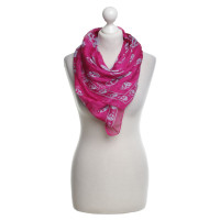 Alexander McQueen Silk scarf with print motif