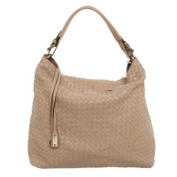 Abro Handtasche aus Leder in Nude