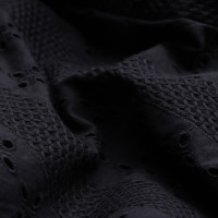 J. Crew Kleid aus Baumwolle in Schwarz