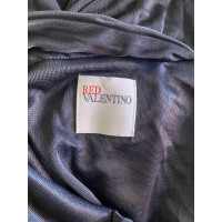 Red Valentino Kleid aus Viskose in Schwarz