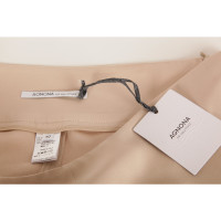 Agnona Trousers Silk in Cream