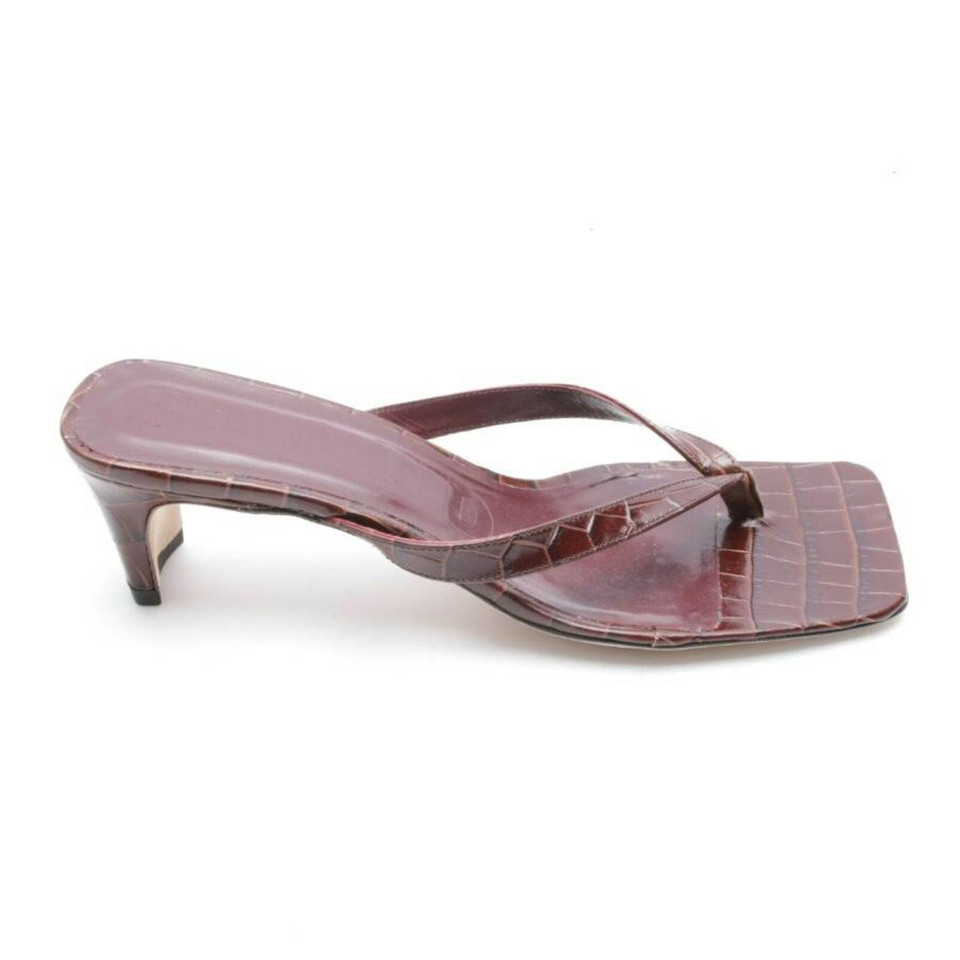 Staud Sandals Leather in Red