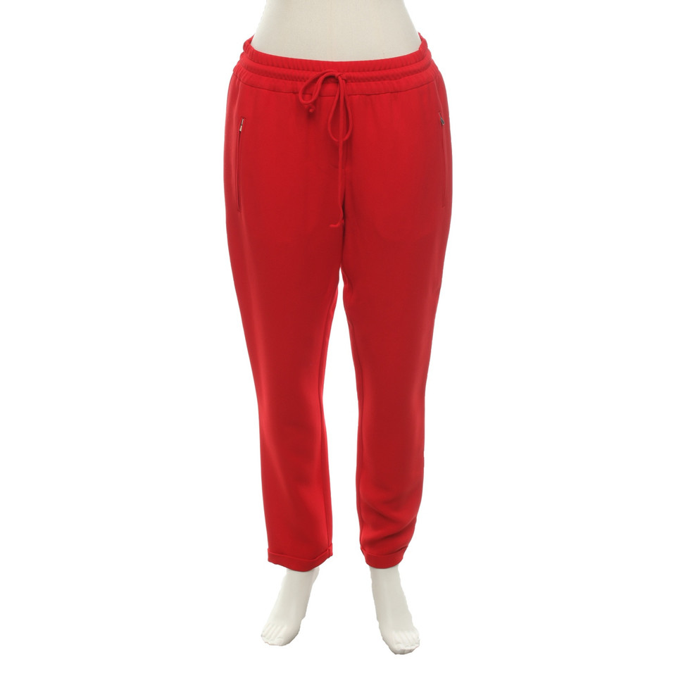 Stella McCartney Paire de Pantalon en Rouge
