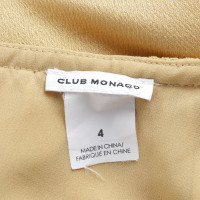 Club Monaco Goudkleurige jurk