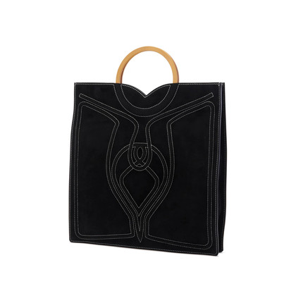 Genny Tote bag Leather in Black