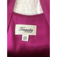 Temperley London Robe en Soie en Fuchsia