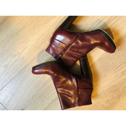 Nine West Ankle boots Leather in Red