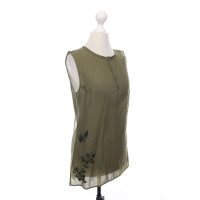Christian Dior Top Cotton in Green