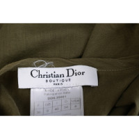 Christian Dior Oberteil aus Baumwolle in Grün