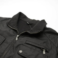 Belstaff Jacke/Mantel aus Baumwolle in Schwarz