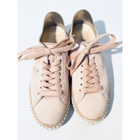 Hogan Trainers Leather in Nude