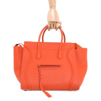 Céline Luggage Mini en Cuir en Orange