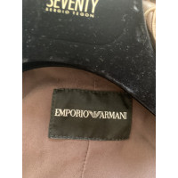 Emporio Armani Top Leather in Taupe