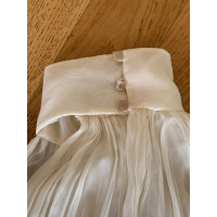 Gianni Versace Dress Silk in Cream