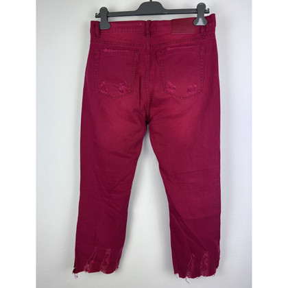 One Teaspoon Jeans Cotton in Red