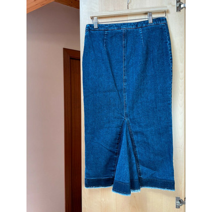 Mcq Skirt Jeans fabric in Blue