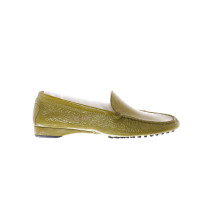 Tod's Chaussons/Ballerines en Cuir en Vert