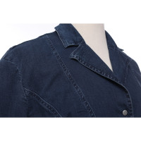 Trussardi Jacket/Coat Cotton in Blue