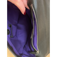 Ralph Lauren Purple Label Tiffin Top Handle aus Leder in Schwarz